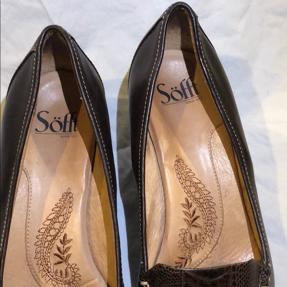 Sofft Brand, faux alligator high heels, NWOT, 9W - Picture 2 of 8